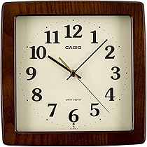 カシオ CASIO ITM-800NJ-5JF 電波時計 掛け時計 木目調 カシオ ITM-800NJ-5JF 電波時計(壁掛け時計) アナログ(湿度計